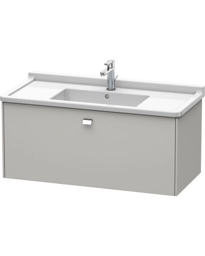 Тумба бетонно-серый матовый 102 см Duravit Brioso BR404301007