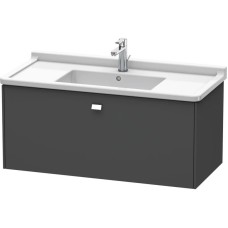 Тумба графит матовый 102 см Duravit Brioso BR404301049