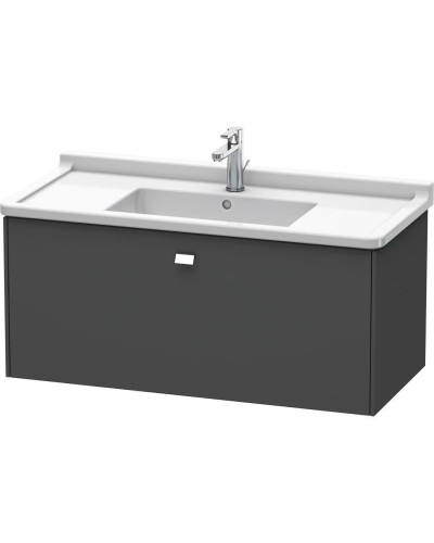 Тумба графит матовый 102 см Duravit Brioso BR404301049