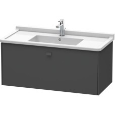 Тумба графит матовый 102 см Duravit Brioso BR404304949