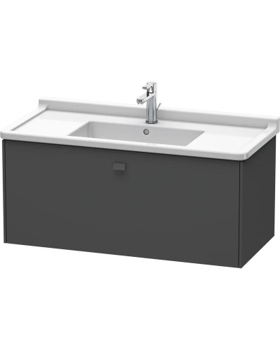 Тумба графит матовый 102 см Duravit Brioso BR404304949