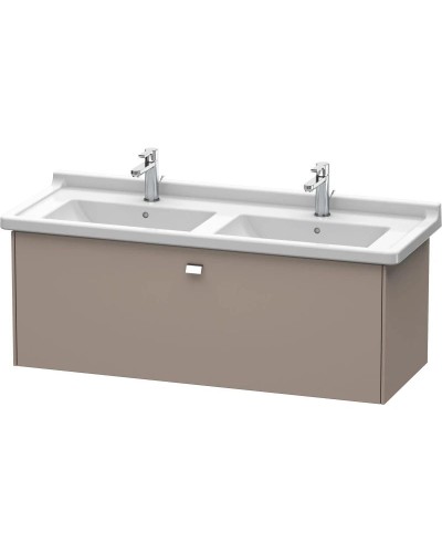 Тумба базальт матовый 122 см Duravit Brioso BR404401043