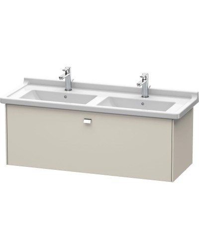 Тумба тауп матовый 122 см Duravit Brioso BR404401091
