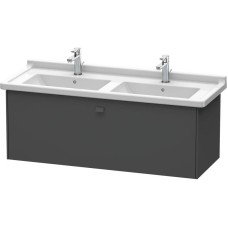 Тумба графит матовый 122 см Duravit Brioso BR404404949