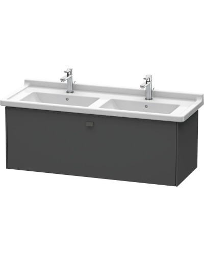 Тумба графит матовый 122 см Duravit Brioso BR404404949