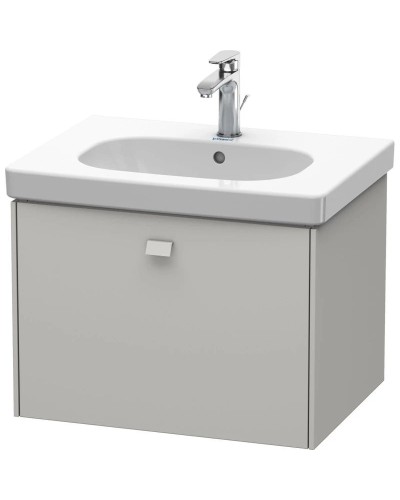 Тумба бетонно-серый матовый 67 см Duravit Brioso BR404500707