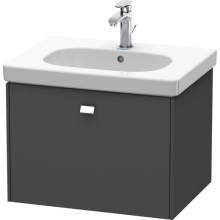Тумба графит матовый 67 см Duravit Brioso BR404501049