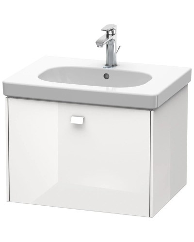 Тумба белый глянец 67 см Duravit Brioso BR404502222