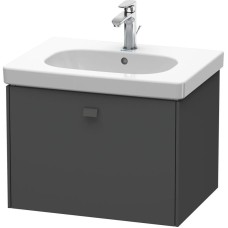 Тумба графит матовый 67 см Duravit Brioso BR404504949