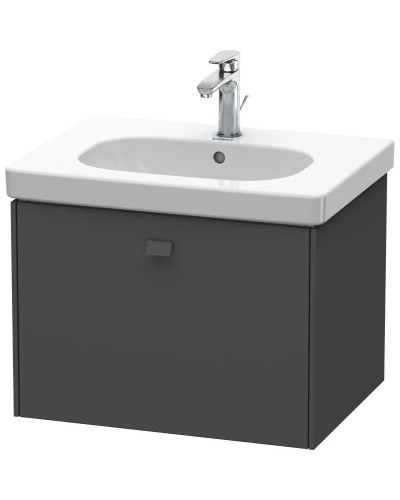 Тумба графит матовый 67 см Duravit Brioso BR404504949