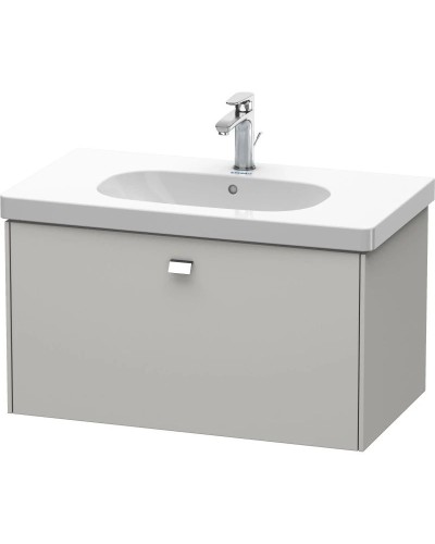 Тумба бетонно-серый матовый 82 см Duravit Brioso BR404601007