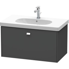 Тумба графит матовый 82 см Duravit Brioso BR404601049