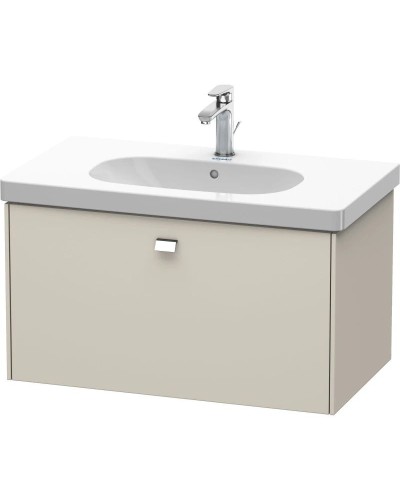 Тумба тауп матовый 82 см Duravit Brioso BR404601091