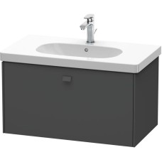 Тумба графит матовый 82 см Duravit Brioso BR404604949