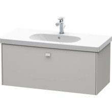 Тумба бетонно-серый матовый 102 см Duravit Brioso BR404700707