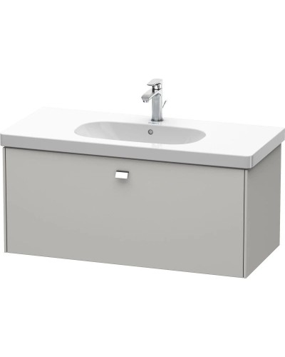 Тумба бетонно-серый матовый 102 см Duravit Brioso BR404701007