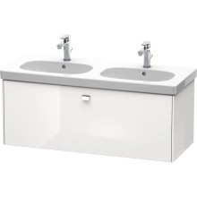 Тумба белый глянец 117 см Duravit Brioso BR404801022