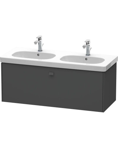 Тумба графит матовый 117 см Duravit Brioso BR404804949