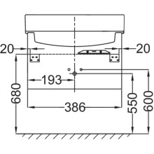 Тумба квебекский дуб 39 см Jacob Delafon Rythmik EB1036-E10