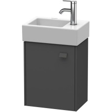 Тумба графит матовый 36,4 см Duravit Brioso BR4049L4949