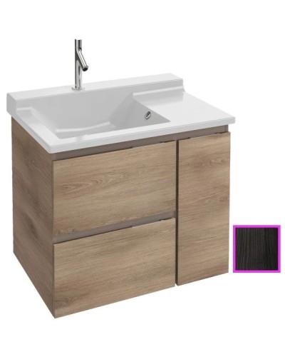 Тумба черное дерево 76 см Jacob Delafon Soprano EB1333-E15