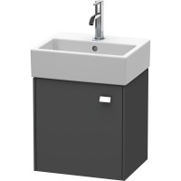 Тумба графит матовый 43,4 см Duravit Brioso BR4050L1049
