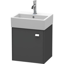 Тумба графит матовый 43,4 см Duravit Brioso BR4050L1049
