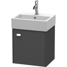 Тумба графит матовый 43,4 см Duravit Brioso BR4050R1049
