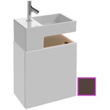 Тумба ледяной коричневый глянец 49,5 см шариниры слева Jacob Delafon Terrace EB1178-N23