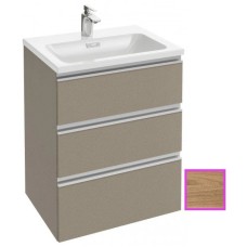 Тумба ореховое дерево 60 см 3 ящика Jacob Delafon Vox EB2050-RA-E16