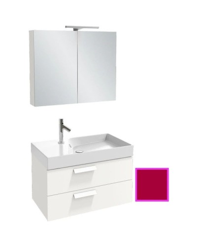 Тумба малиновый глянец 79,5 см Jacob Delafon Rythmik EB1303-R3