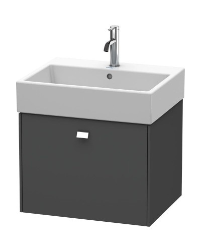 Тумба графит матовый 58,4 см Duravit Brioso BR405301049