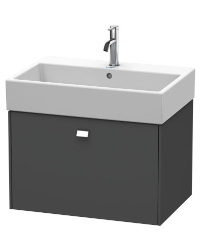 Тумба графит матовый 68,4 см Duravit Brioso BR405401049
