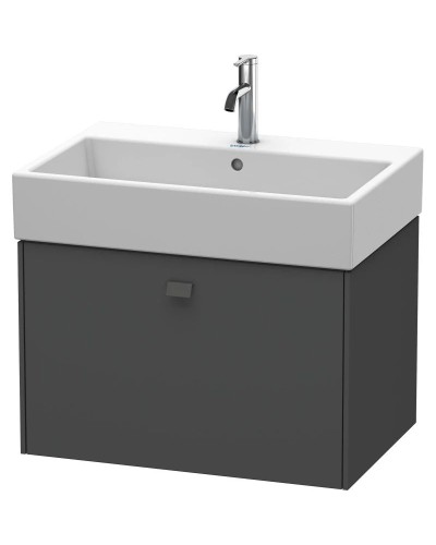 Тумба графит матовый 68,4 см Duravit Brioso BR405404949