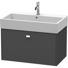 Тумба графит матовый 78,4 см Duravit Brioso BR405501049