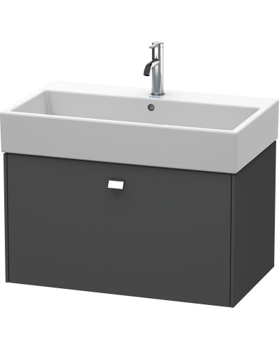 Тумба графит матовый 78,4 см Duravit Brioso BR405501049