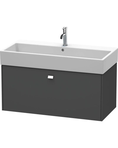 Тумба графит матовый 98,4 см Duravit Brioso BR405601049