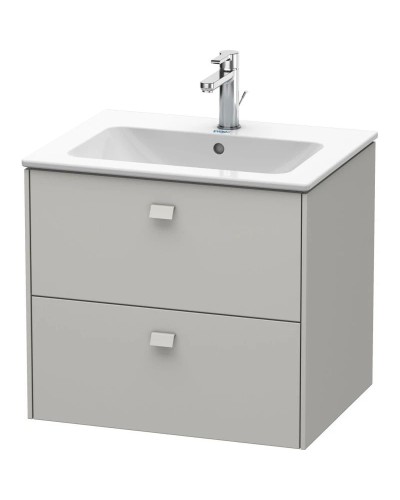 Тумба бетонно-серый матовый 62 см Duravit Brioso BR410100707
