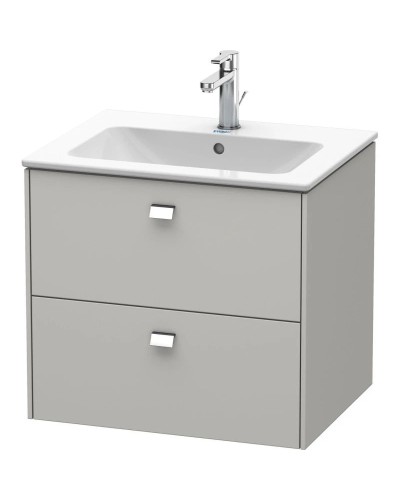 Тумба бетонно-серый матовый 62 см Duravit Brioso BR410101007