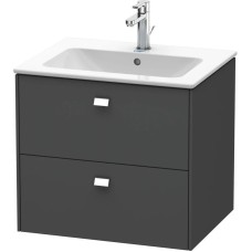 Тумба графит матовый 62 см Duravit Brioso BR410101049