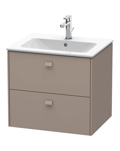 Тумба базальт матовый 62 см Duravit Brioso BR410104343