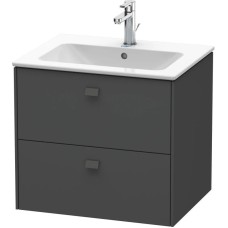 Тумба графит матовый 62 см Duravit Brioso BR410104949