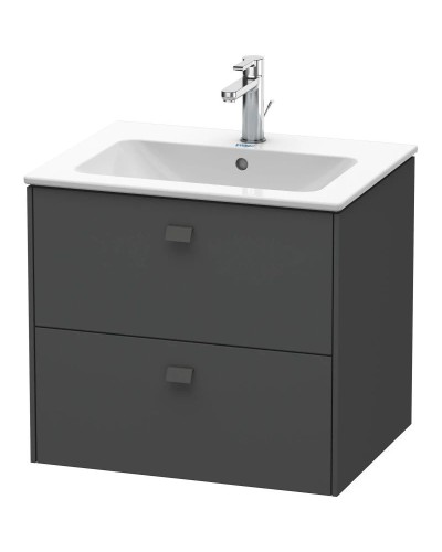 Тумба графит матовый 62 см Duravit Brioso BR410104949