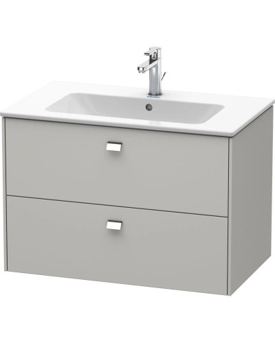 Тумба бетонно-серый матовый 82 см Duravit Brioso BR410201007