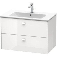 Тумба белый глянец 82 см Duravit Brioso BR410202222
