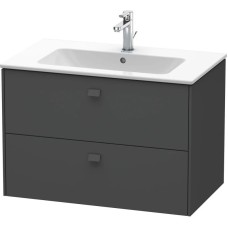 Тумба графит матовый 82 см Duravit Brioso BR410204949