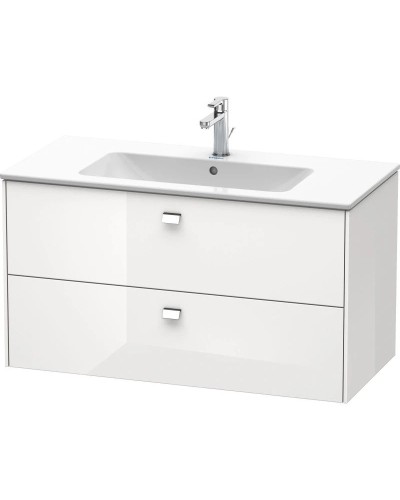 Тумба белый глянец 102 см Duravit Brioso BR410301022