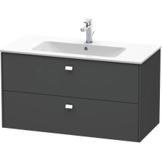 Тумба графит матовый 102 см Duravit Brioso BR410301049