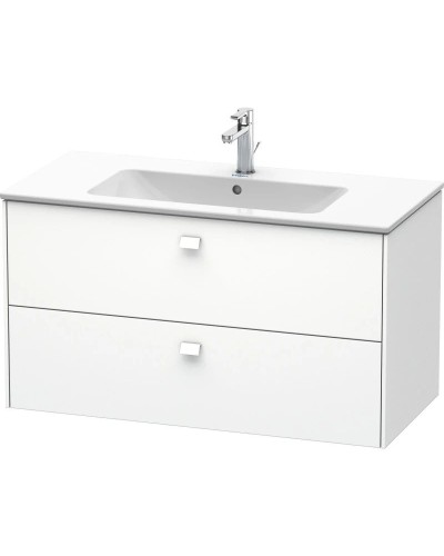 Тумба белый матовый 102 см Duravit Brioso BR410301818