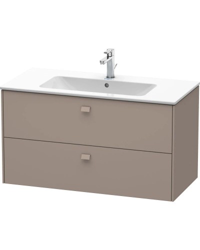 Тумба базальт матовый 102 см Duravit Brioso BR410304343
